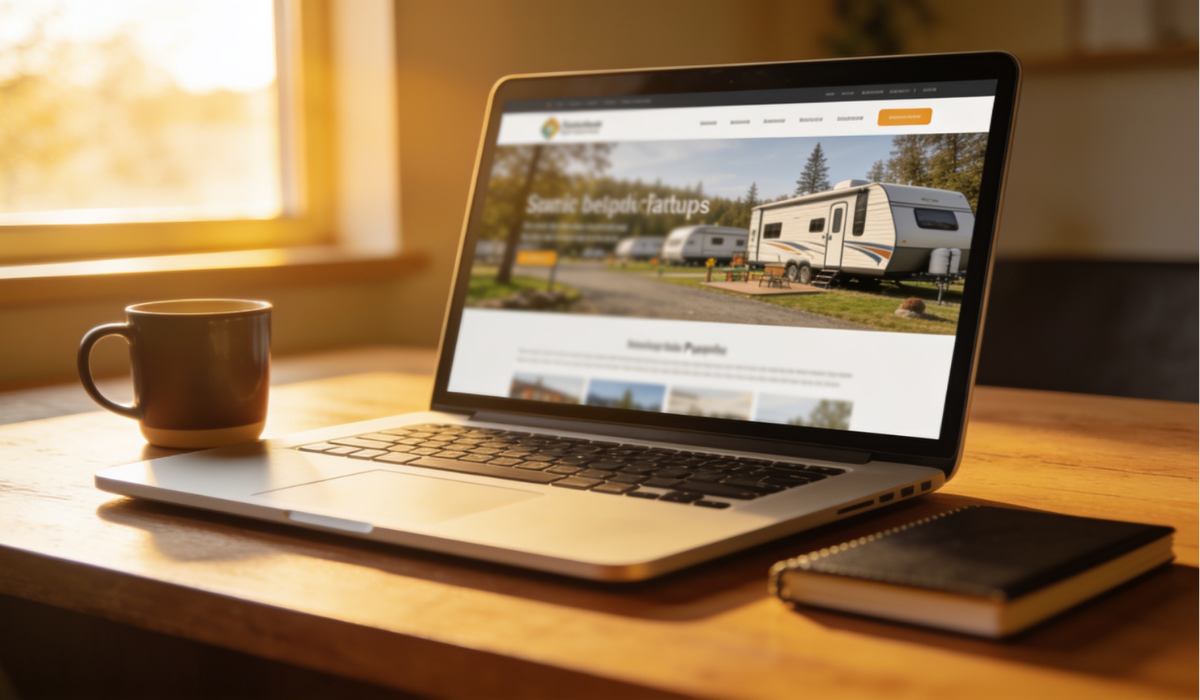 A marketing site that's part of the platform